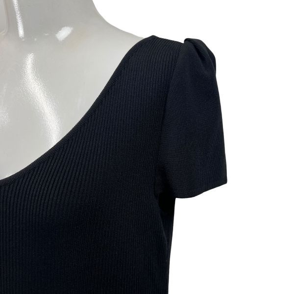 ◇ フォクシーニューヨーク FOXEY NEW YORK ワンピース ひざ丈 半袖 V