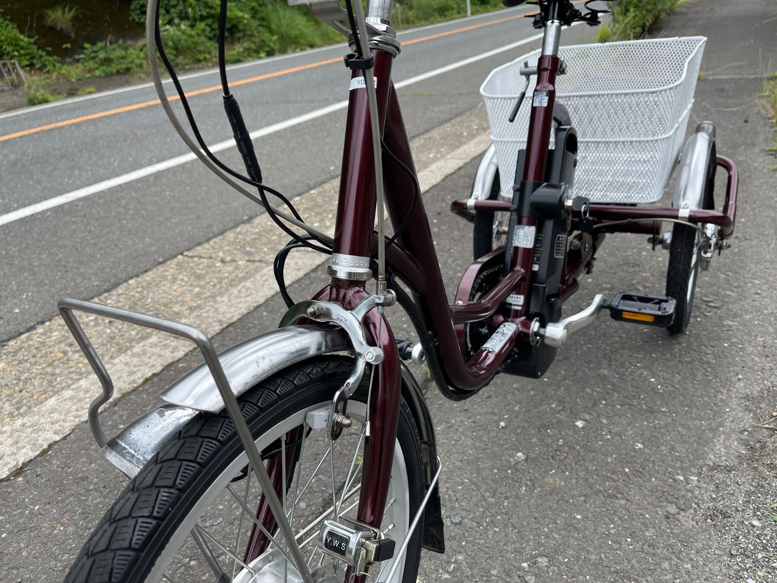 0429【動作確認済】送料無料 ACTIVEPLUS 電動アシスト三輪自転車 8.5Ah