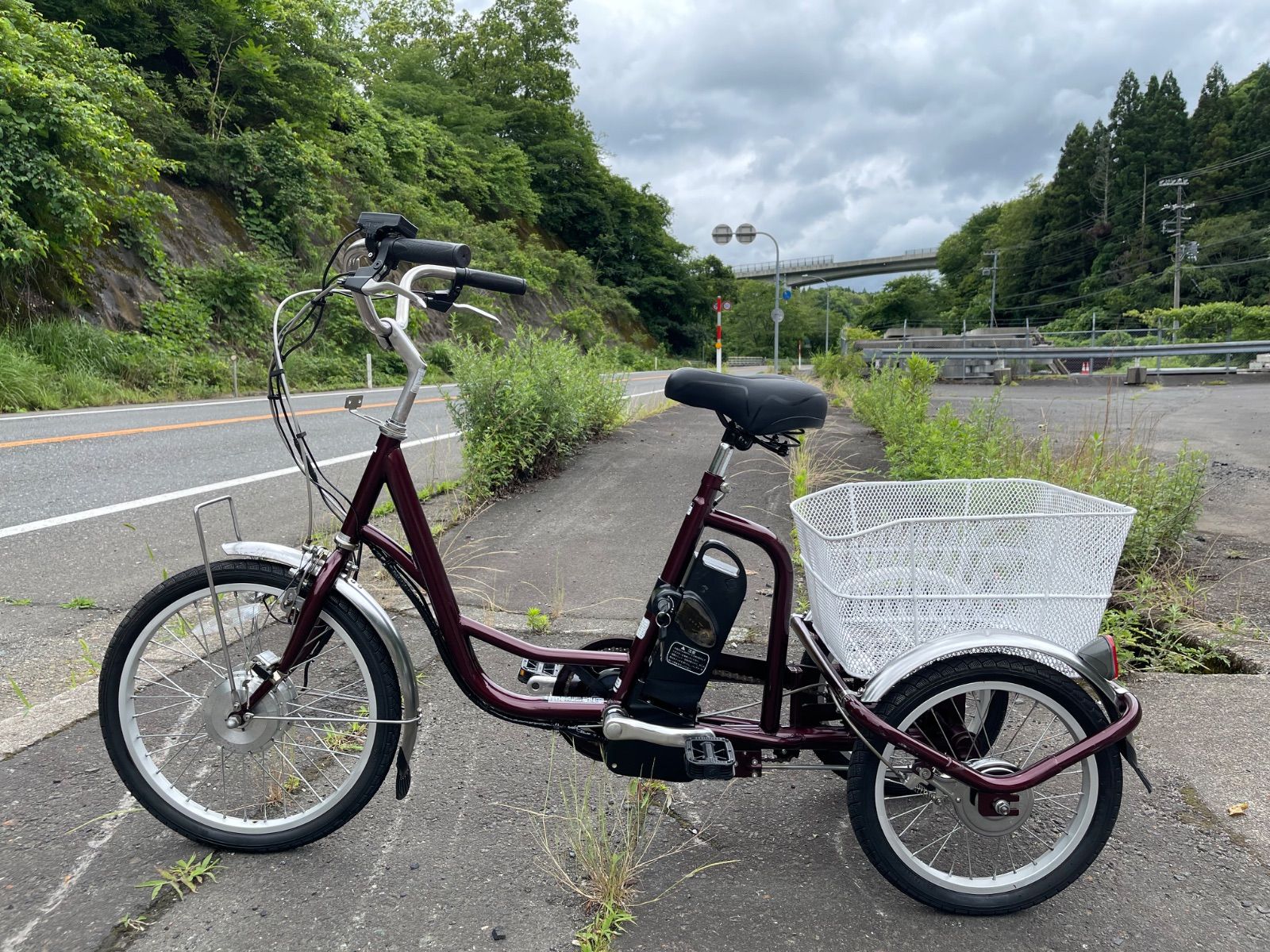0429【動作確認済】送料無料 ACTIVEPLUS 電動アシスト三輪自転車 8.5Ah