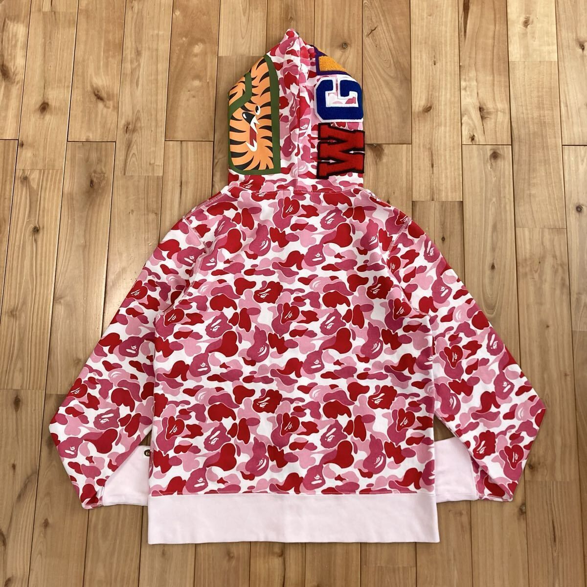 ABC CAMO PINK シャーク パーカー Sサイズ shark full zip hoodie a