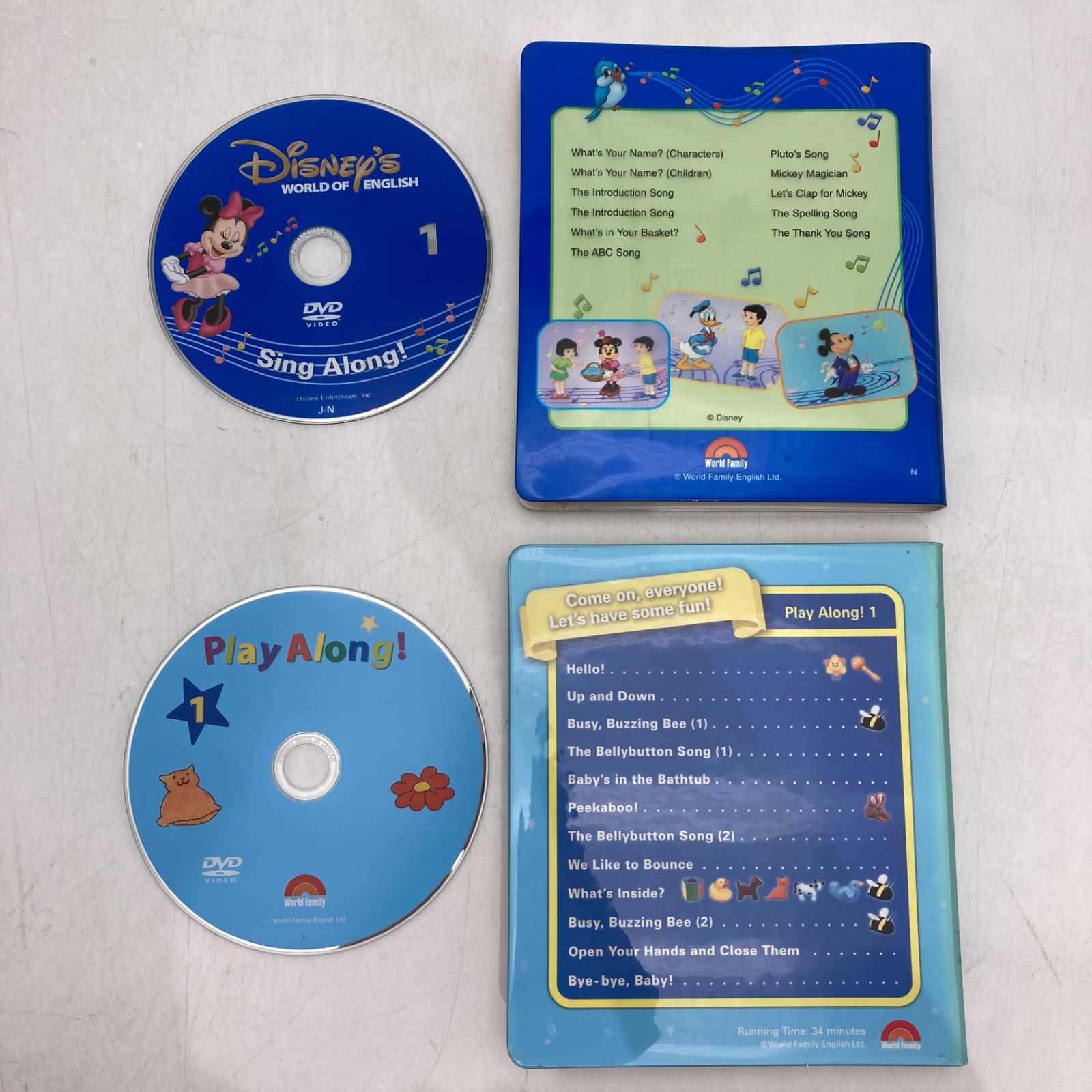 シングアロング プレイアロング 新子役DVD DWE ディズニー英語システム