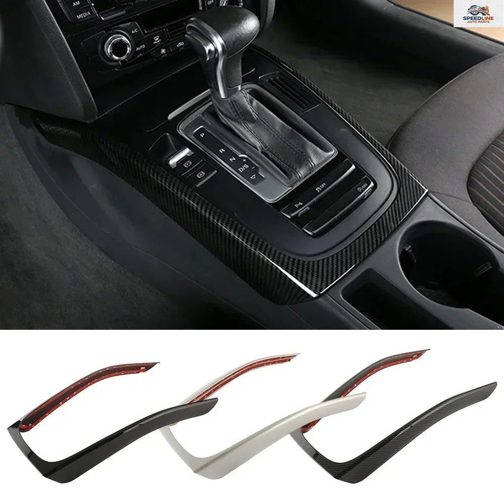 アウディ A4 A4L B8 A5 2009 - 12 2013 - 16 用カーセンターコンソールギアシフトフレーム装飾カバーアクセサリー