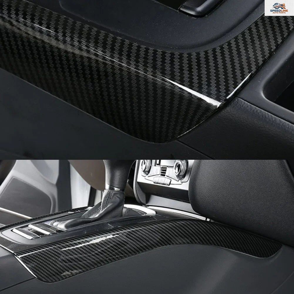 アウディ A4 B8 A5 2009-2016 用センターコンソールシフトフレーム装飾カバートリム インテリア