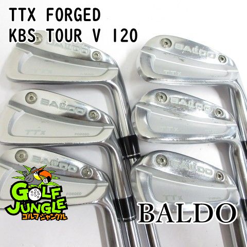 【中古】アイアンセット バルド TTX FORGED KBS TOUR V 120 X 27 アイアンセット セット 地クラブ カスタム スチールシャフト おすすめ メンズ 右 [3964]
