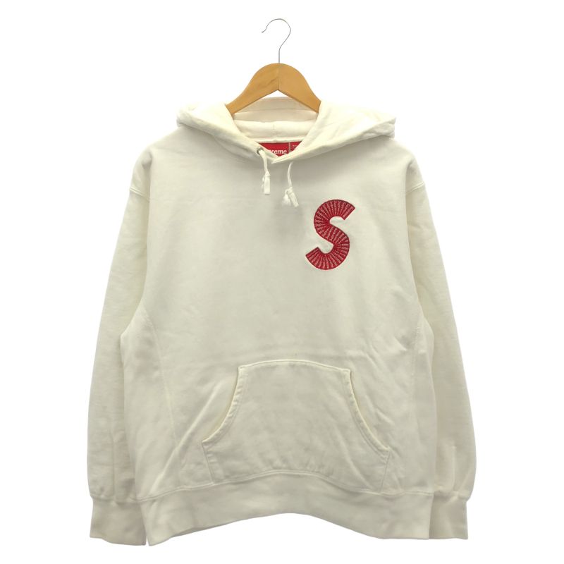中古】Supreme S Logo パーカー S ホワイト シュプリーム[10] - メルカリ