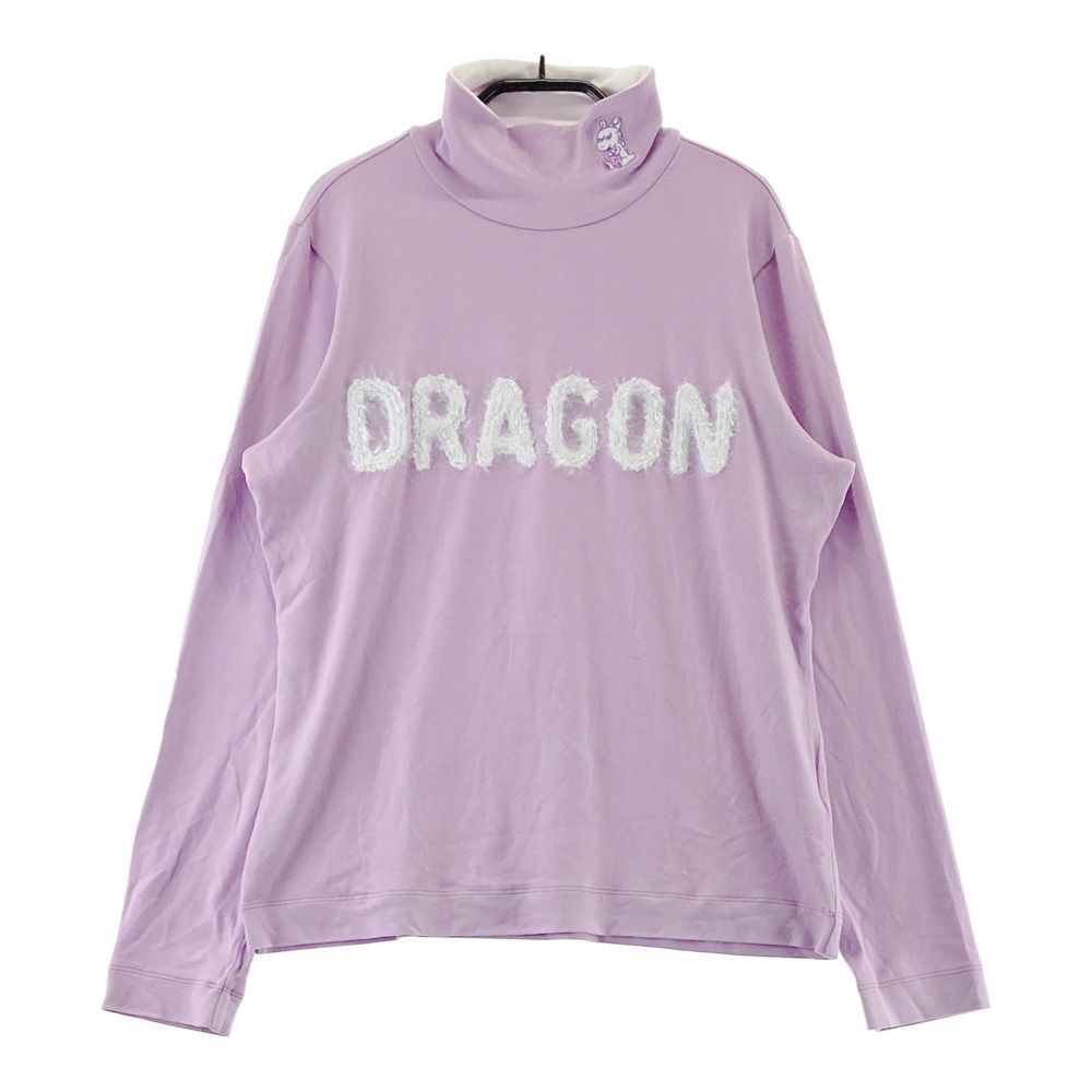 サイズ：3 DANCE WITH DRAGON ダンスウィズドラゴン 長袖ハイネックTシャツ パープル系 [240101712811] ゴルフウェア レディース ストスト