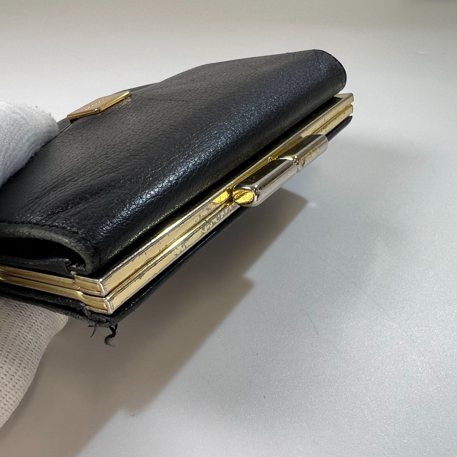 BURBERRY バーバリー 二つ折り財布 がま口 コンパクトウォレット