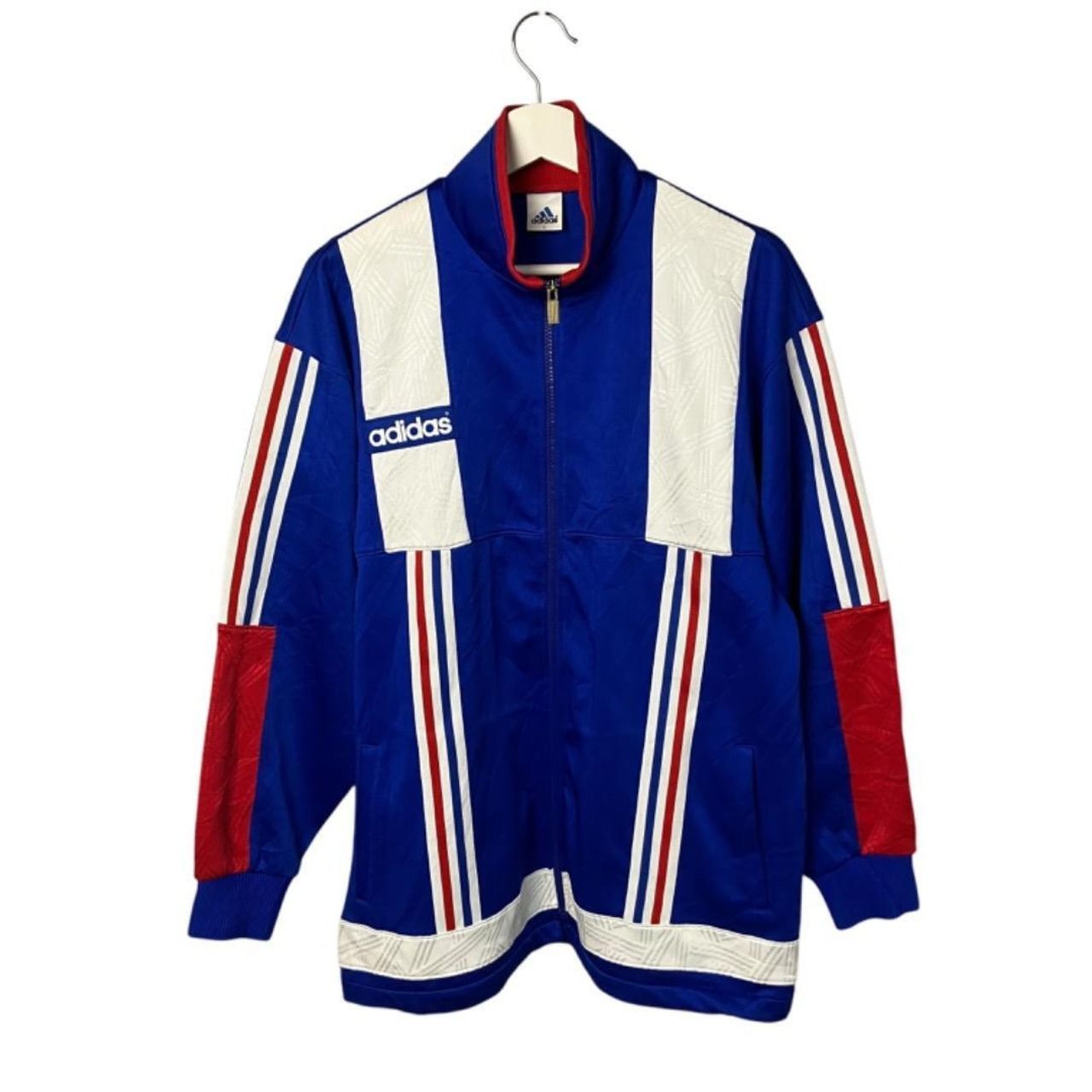adidas DESCENTE ファイヤーバード トラックジャケット ブルー