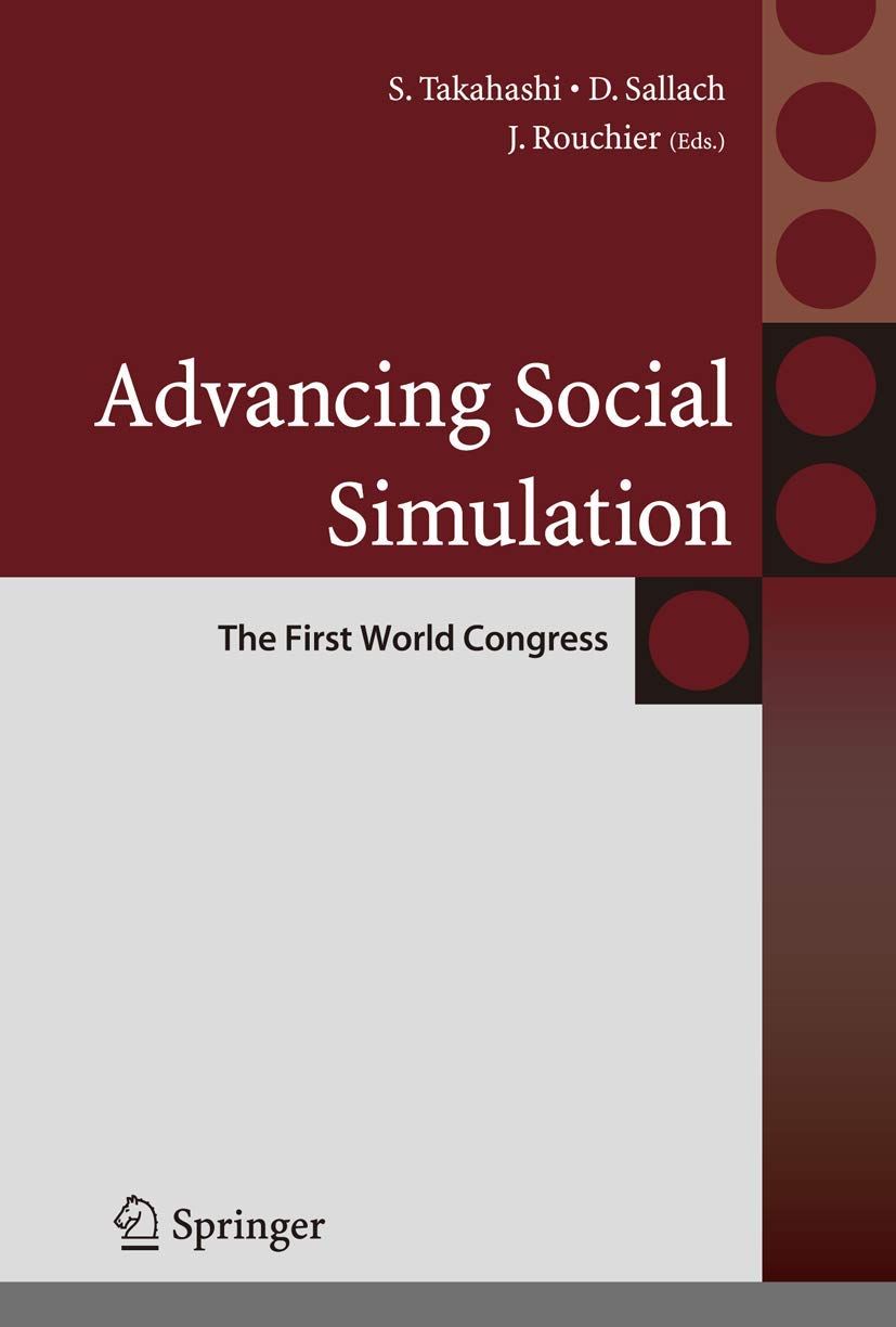 [1B]Advancing Social Simulation: The First World Congress (Agent-Based Social Systems) 6,589円
