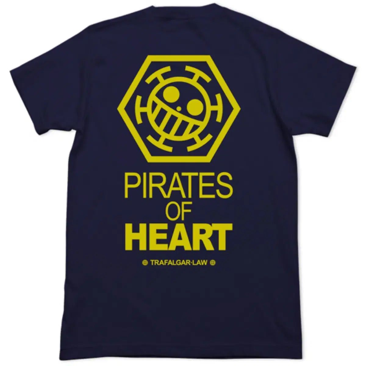 未開封 ONE PIECE トラファルガー・ロー ハート海賊団 Tシャツ ネイビー Lサイズ