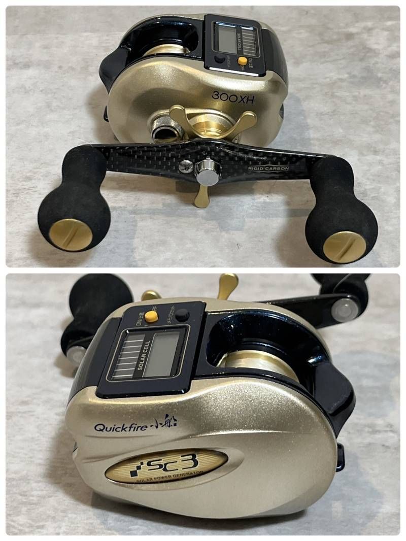SHIMANO quickfire 小船 SC3 300XH リール 船用 手動 フィッシング
