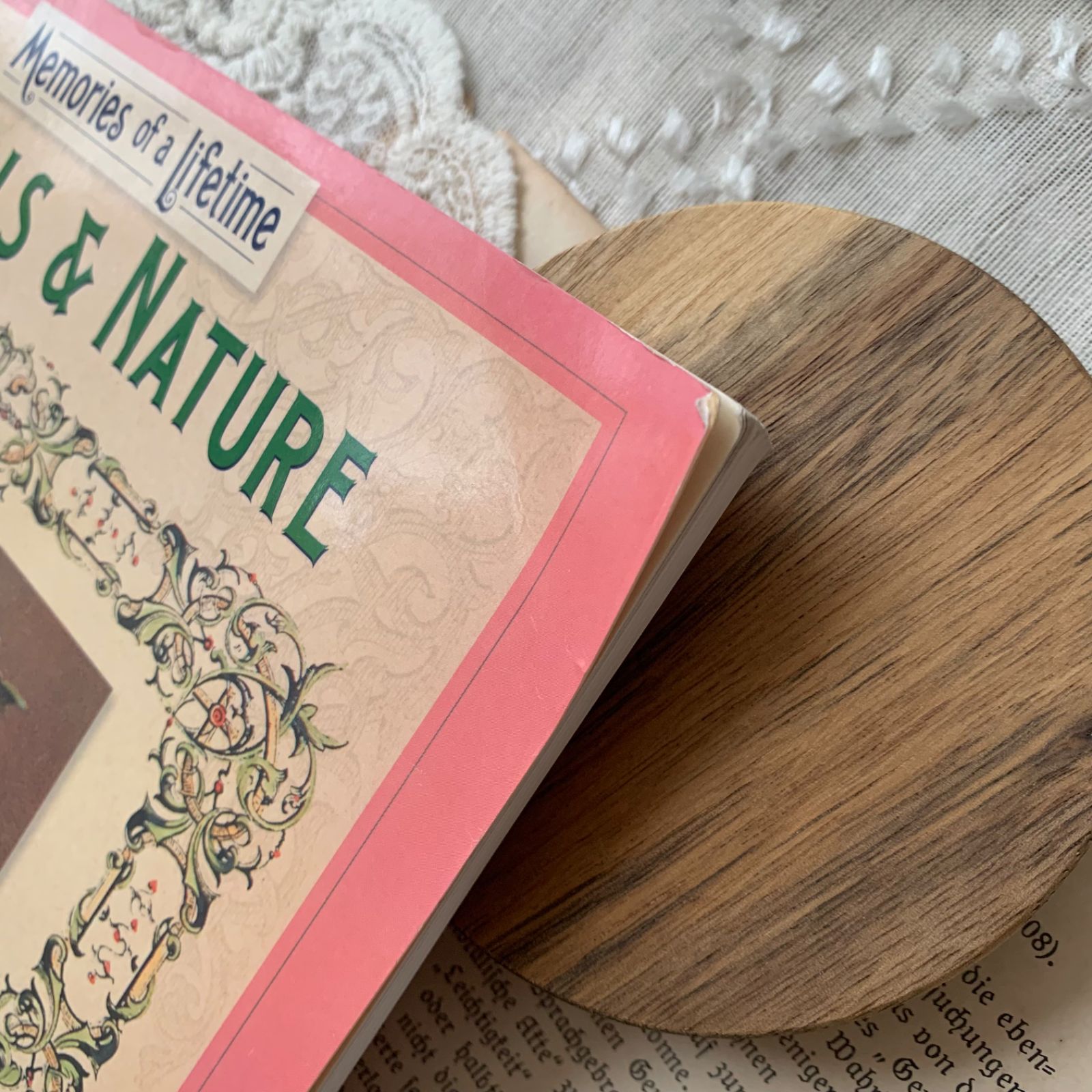 ヴィンテージ 洋書 ヴィクトリアン調 FLORALS & NATURE 花 素材集