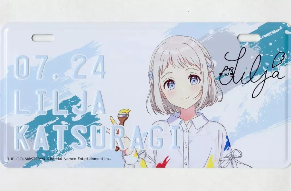 【中古】アクリルスタンド・アクリルパネル 葛城リーリヤ バースデープレート 「学園アイドルマスター」 アイドルマスターシリーズ×アトレ秋葉原グッズ
