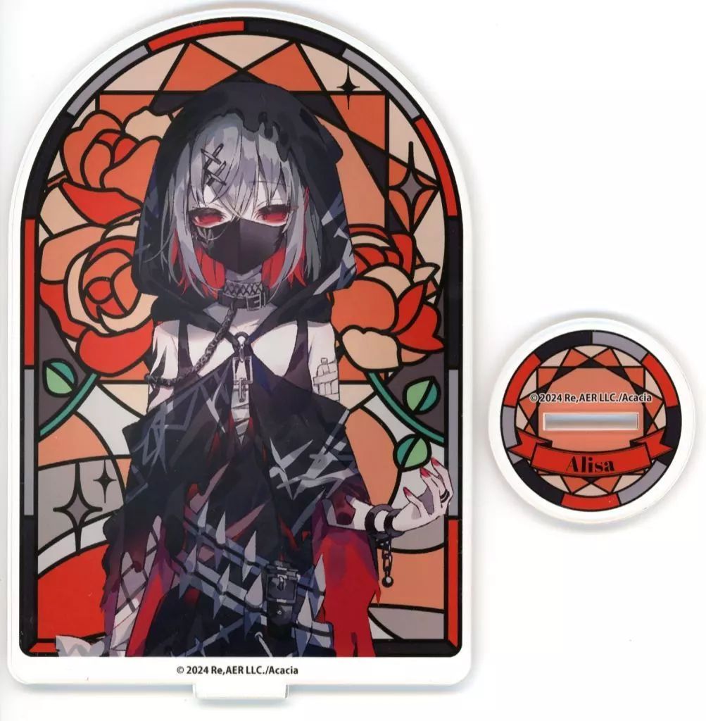 【中古】アクリルスタンド・アクリルパネル 紫藤アリサ ステンドグラス風アクリルスタンド 「くじメイト 魔法少女ノ魔女裁判」 C-9賞