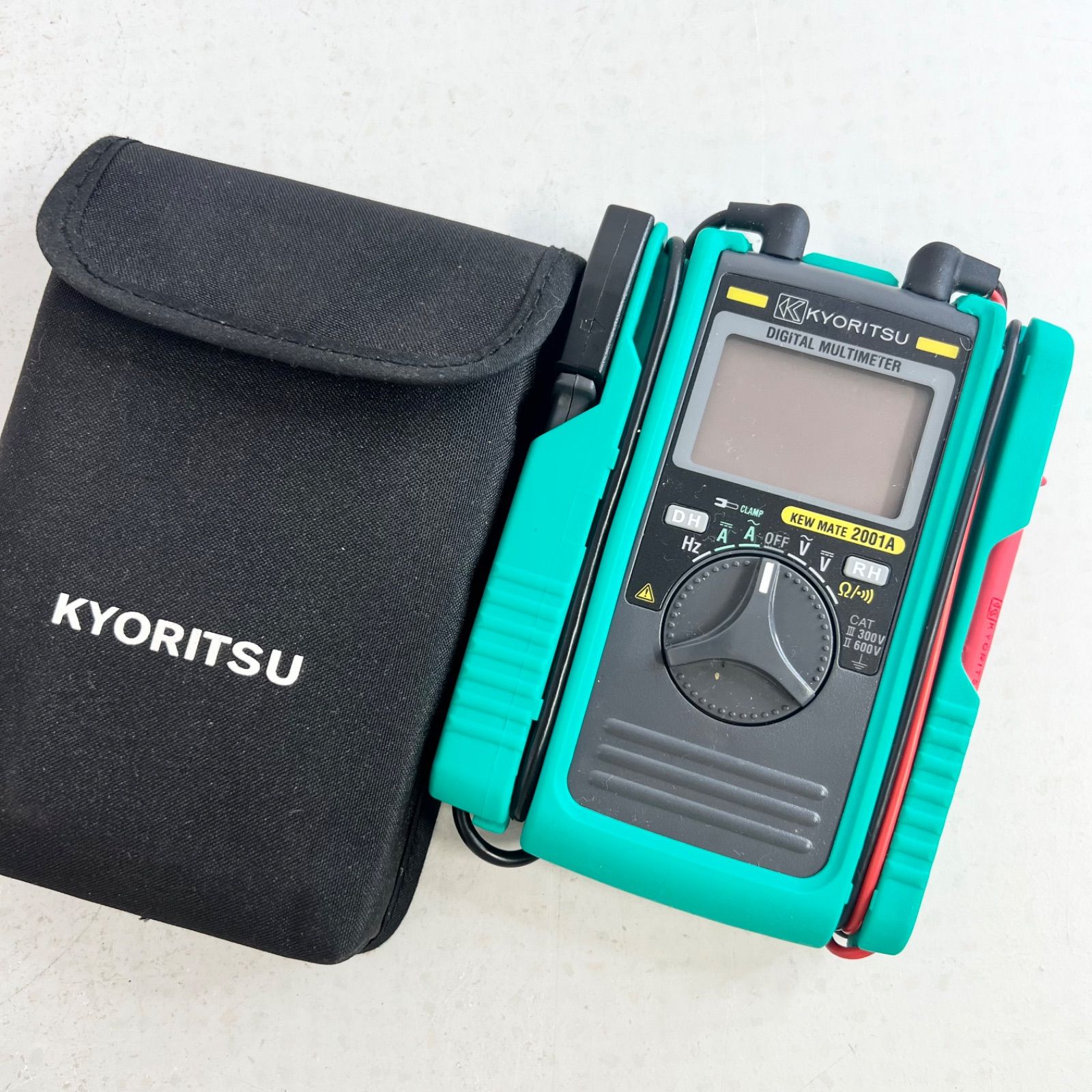 【動作確認済】KYORITSU 共立電気計器 クランプ付 デジタルマルチメータ KEW MATE2001A ケース付き