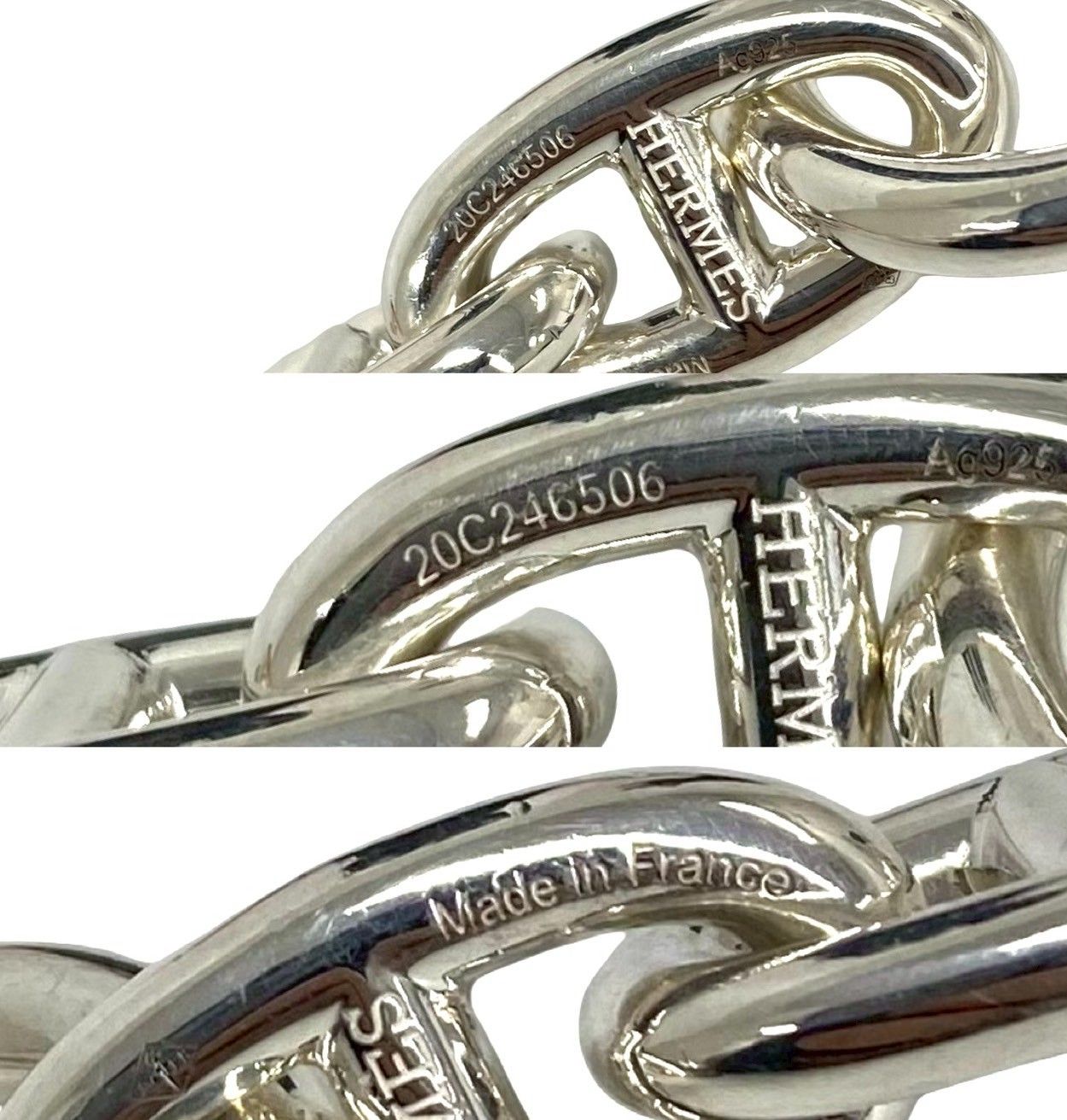 極 美品 箱付き HERMES エルメス シェーヌダンクル GM 14コマ