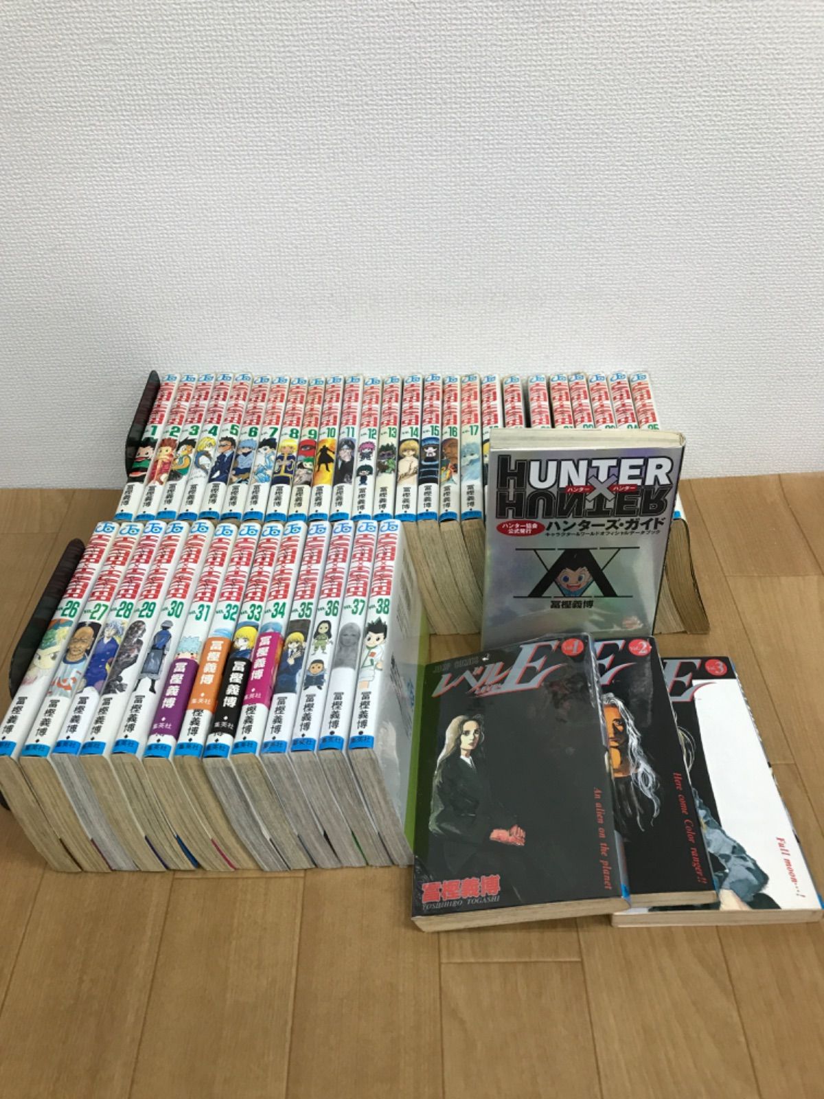 ハンターハンター 全38巻 ＋ ハンターズ・ガイド 全巻 セット ☆【未開封あり】ハンターハンター HUNTER×HUNTER 全38巻＋ハンターズ