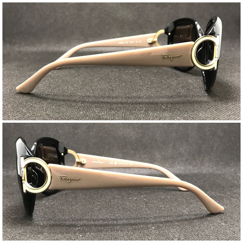 美品】Salvatore Ferragamo フェラガモ サングラス SF668S 001