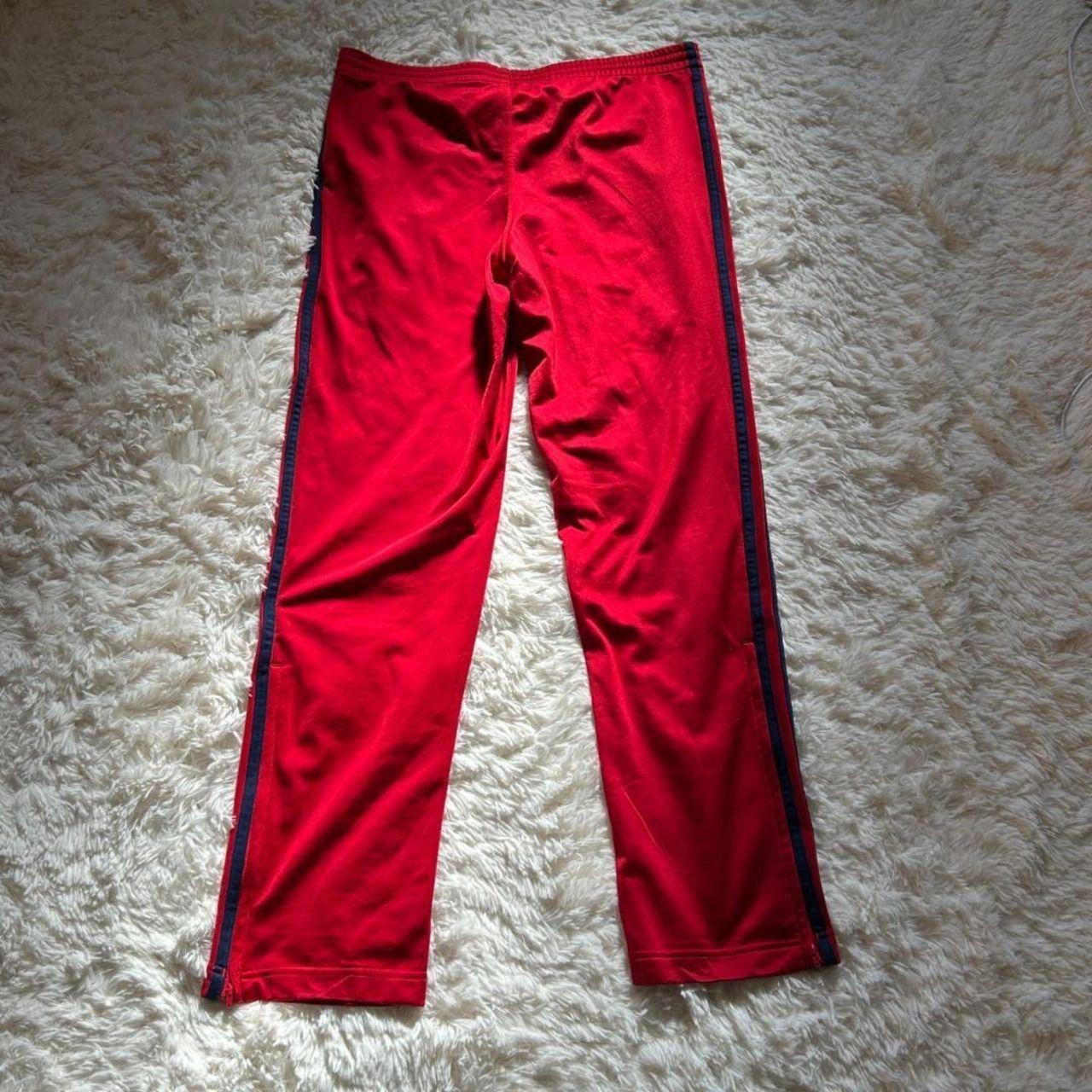adidas アディダス オリジナルス トラックパンツ レッド Mサイズ 古着