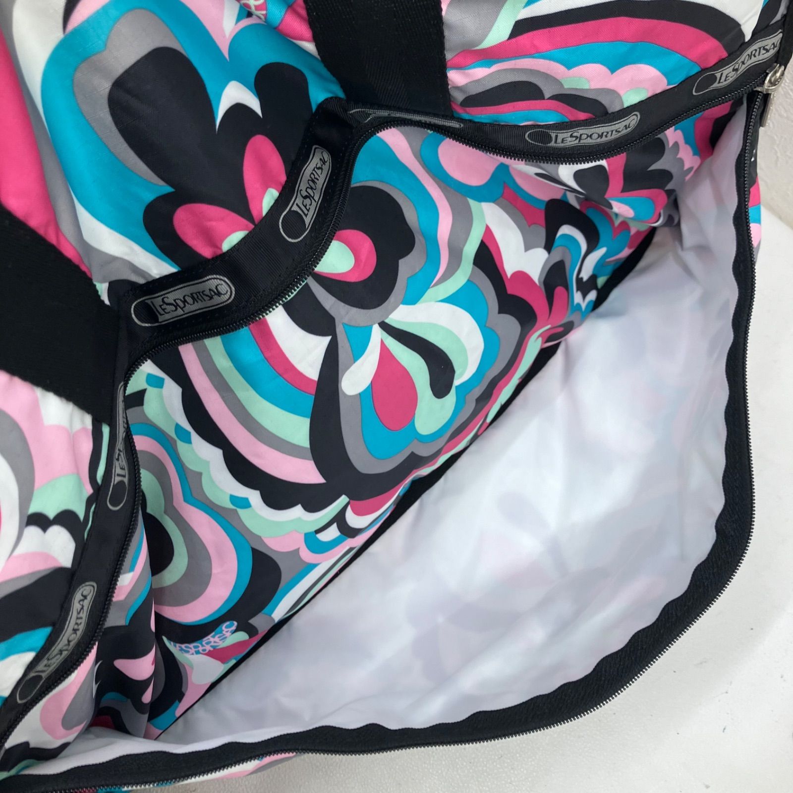 5454 LeSportsac レスポートサック 2way ボストンバッグ 旅行用バッグ