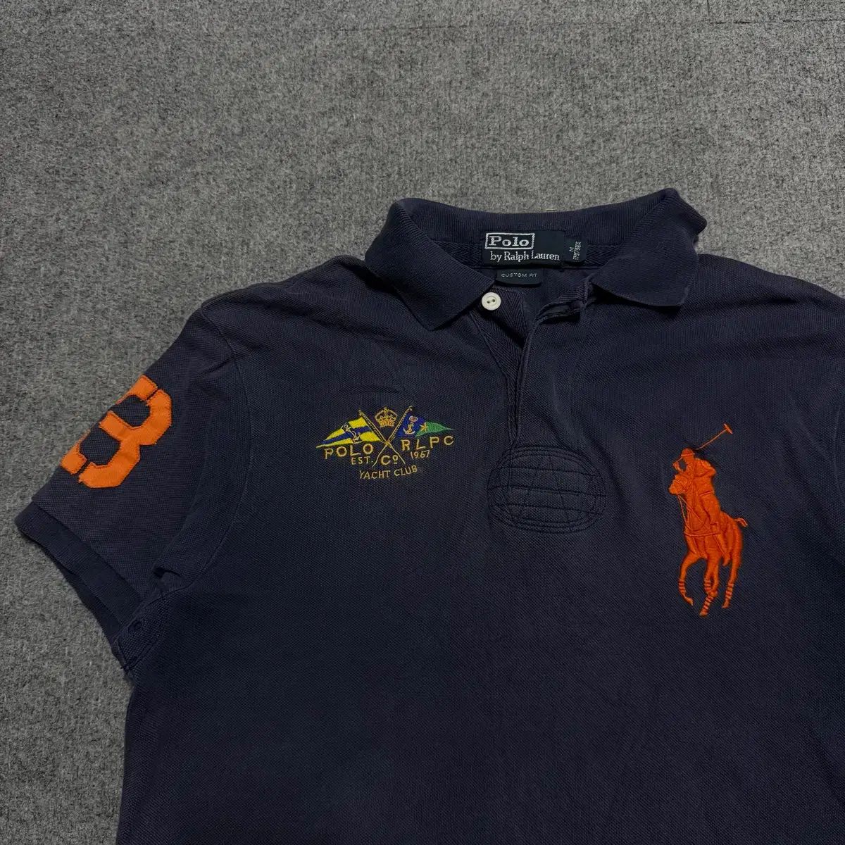 ポロラルフローレン ビックポニー ネイビー pk カラーTシャツ M