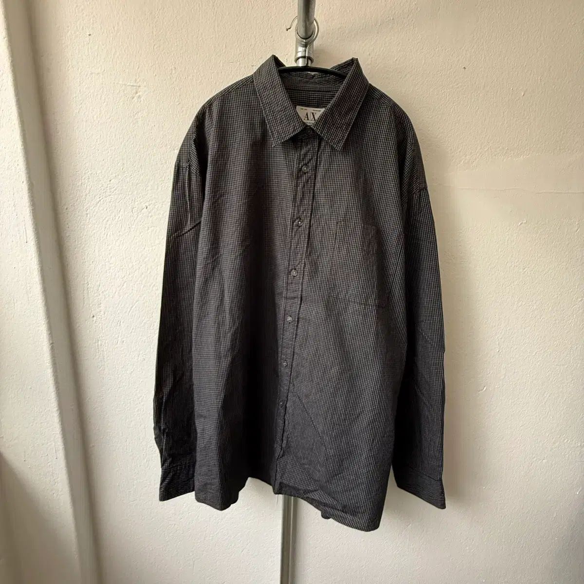 XL アルマーニ エクスチェンジ CHECK シャツ