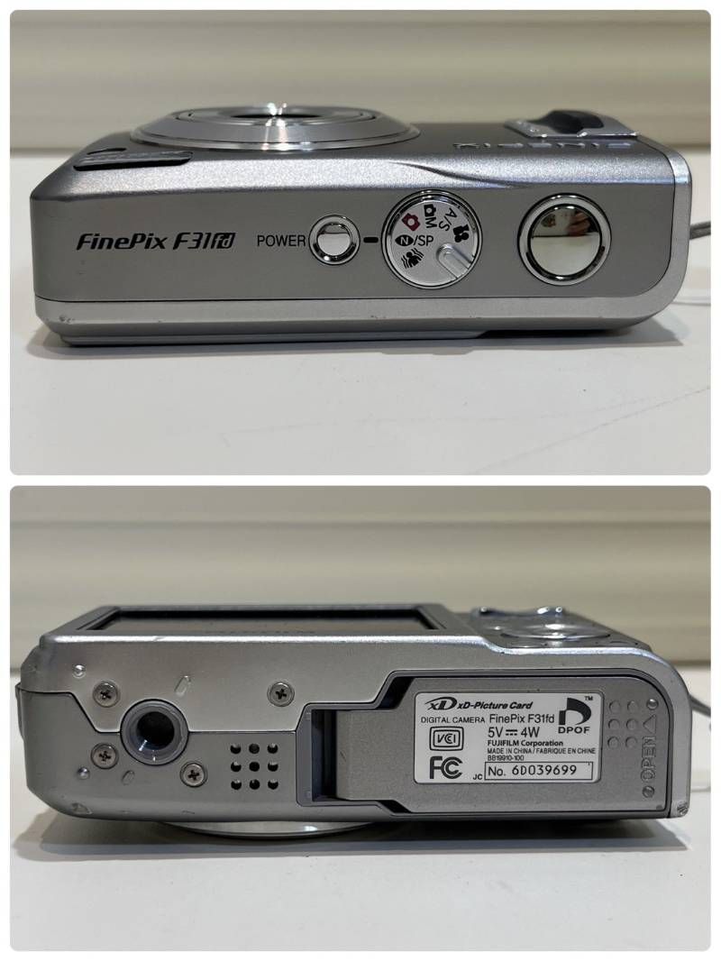 【美品】Fujifilm FinePix F31fd シルバー　デジカメ FUJIFILM FinePix F31fd コンパクトデジタルカメラ デジカメ シルバー
