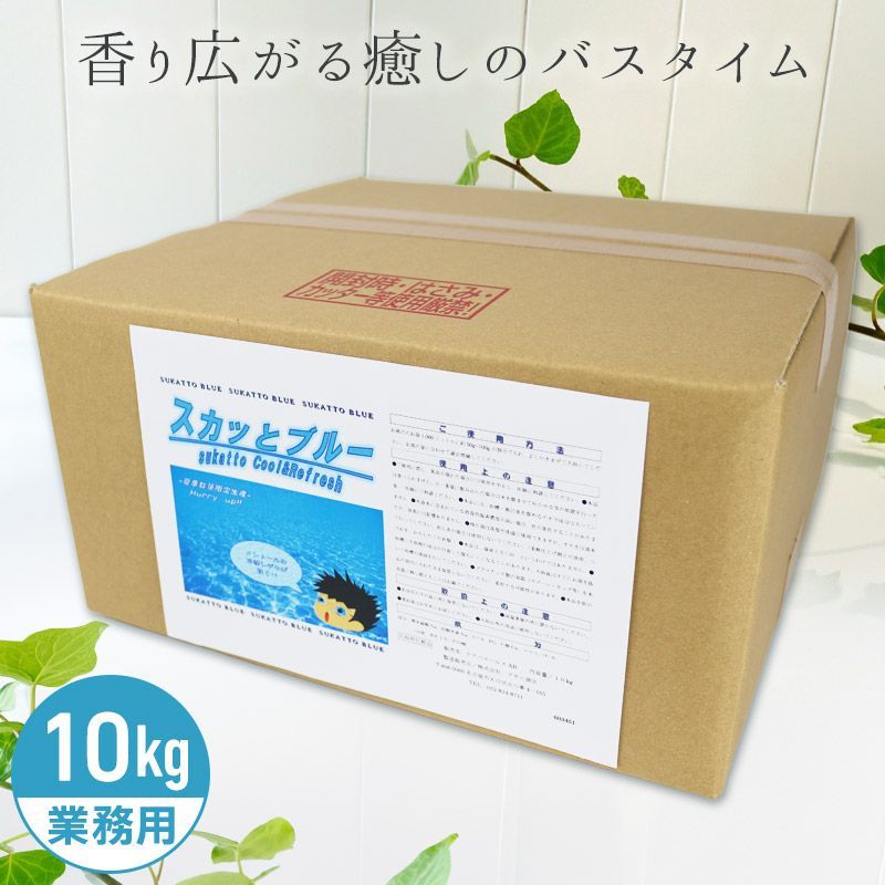 アサヒ商会 スカッとブルー 入浴化粧品 入浴剤 10kg