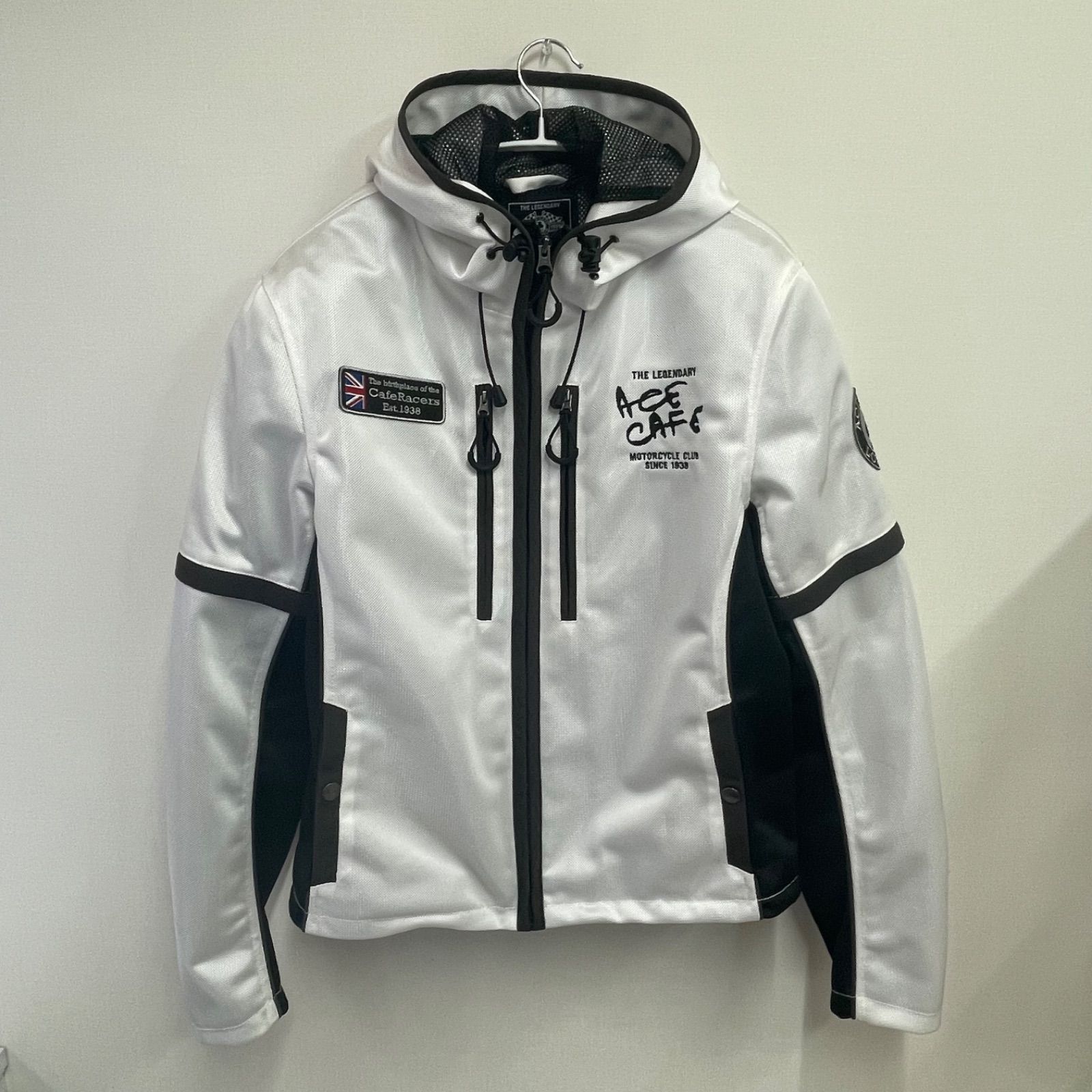 ■ACE CAFE LONDON エースカフェロンドン レレディース Lサイズ メッシュ ソフトプロテクター入り ジャケット A26-2129