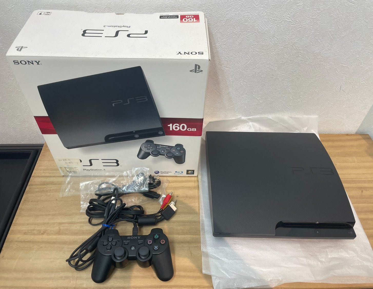 【成】SONY PlayStation3 PS3 CECH－３０００A 通電のみ確認済 ソニー プレステ 本体 コントローラー 箱等付属【6190YO】F23