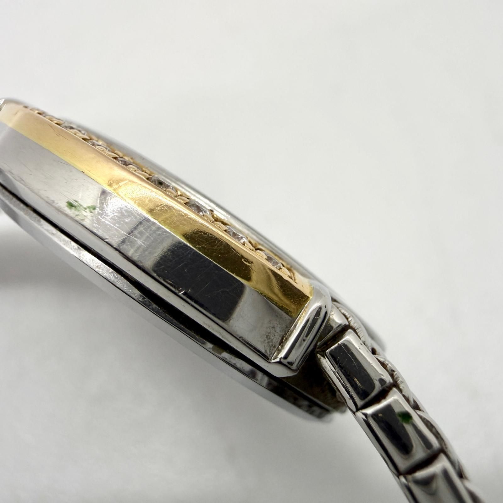 SEIKO セイコー CREDOR クレドール 5A70-3000 SS/YG ピンクシェル 