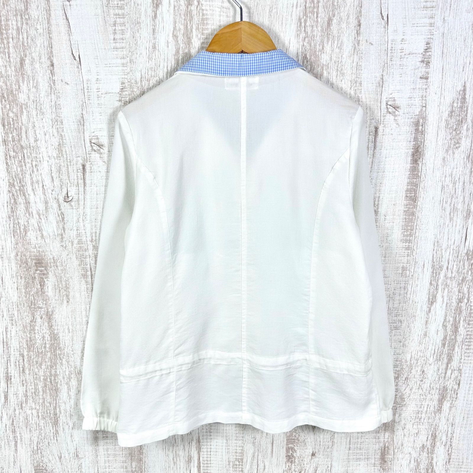Courreges クレージュ ACロゴ刺繡 ナイロンジャケット ホワイト - メルカリ