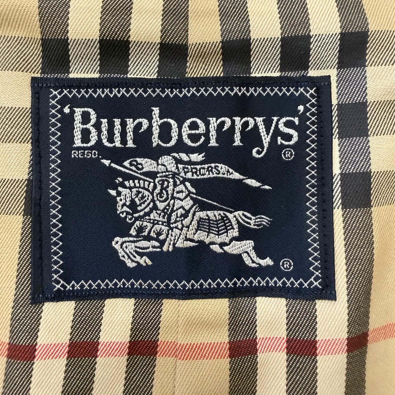 極美品□Burberrys バーバリー ヴィンテージ コットン100％ 裏ノバ