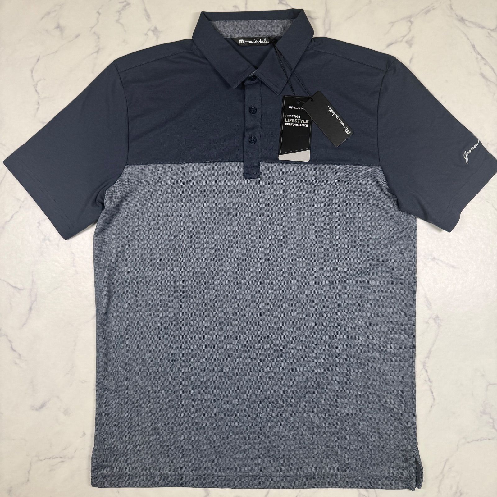 【新品タグ付き】travismathew 半袖ポロシャツ 新品 TravisMathew トラヴィスマシュー 半袖ポロシャツ メンズM ゴルフ