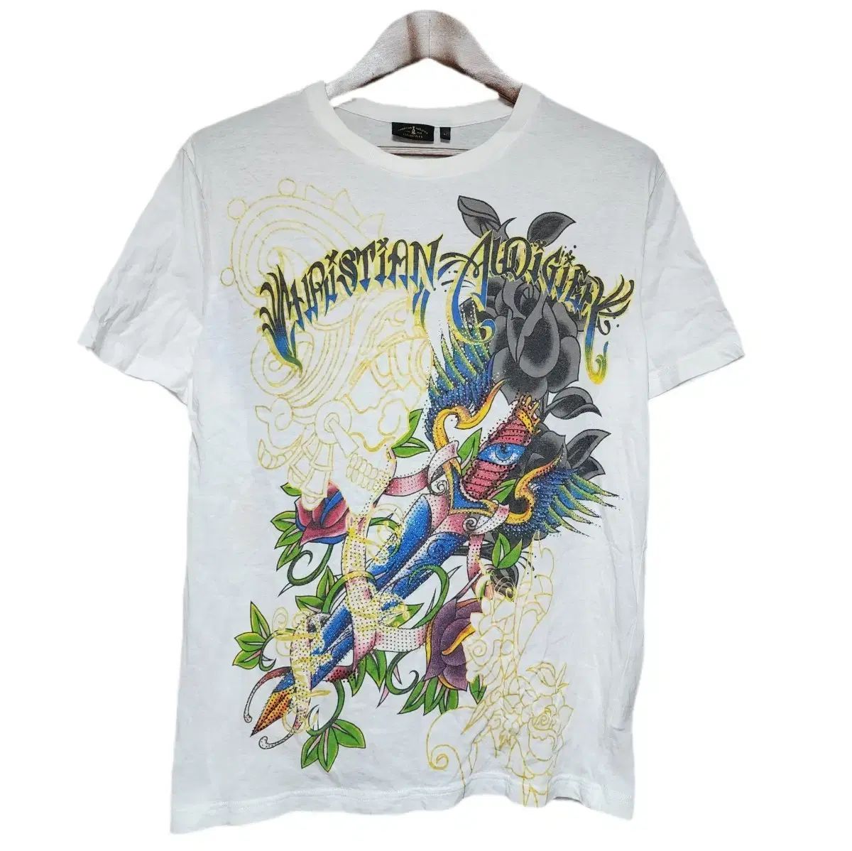 Christian Audigier Y2k Oriental キュービック ロングスリーブ