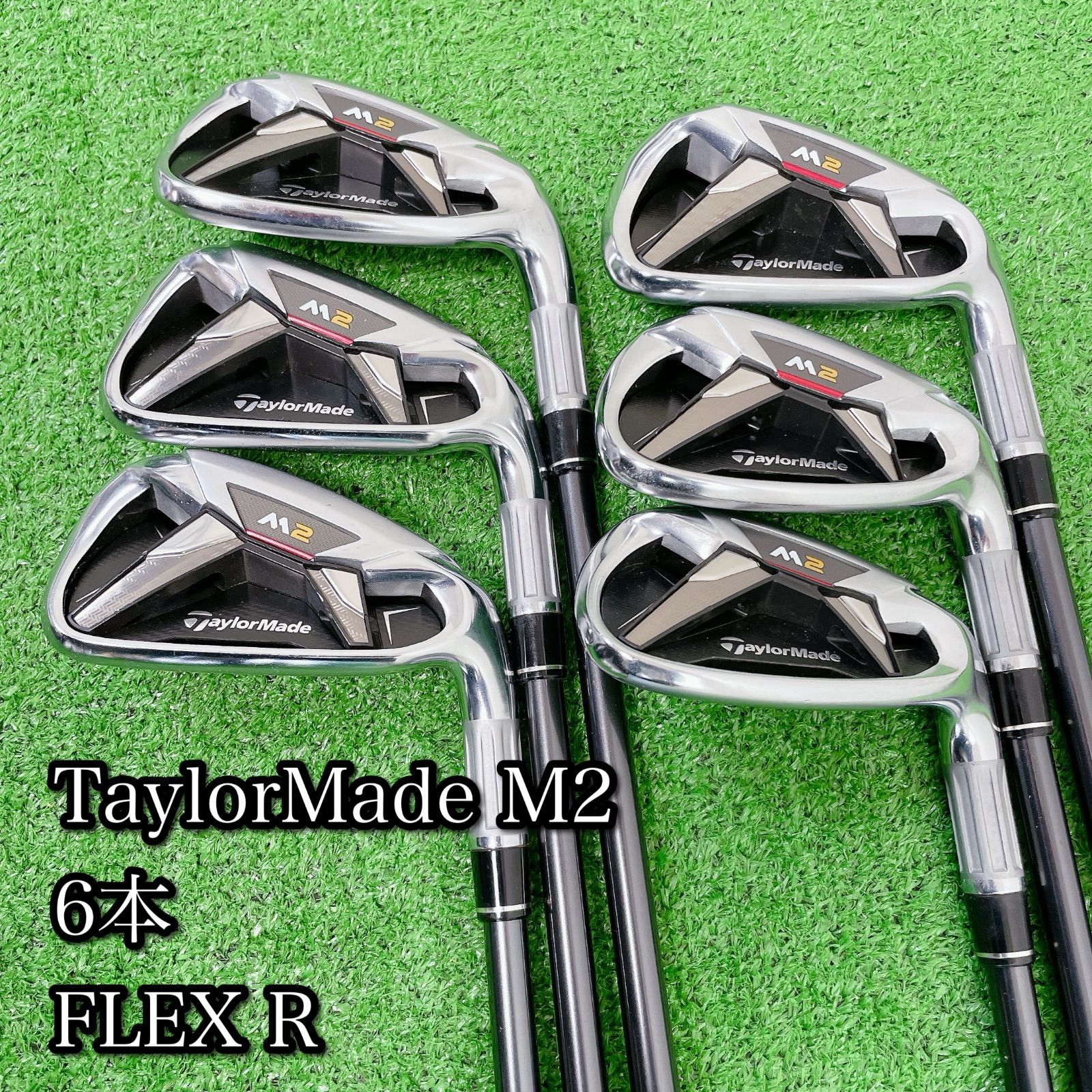 TaylorMade M2 6本 メンズ FLEX R 右利き用 ゴルフ アイアンセット
