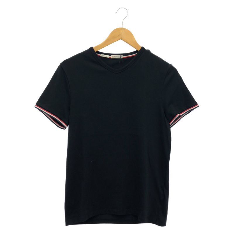 【中古】MONCLER MAGLIA SCOLLO Tee S C10918100800 ブラック モンクレール [10]