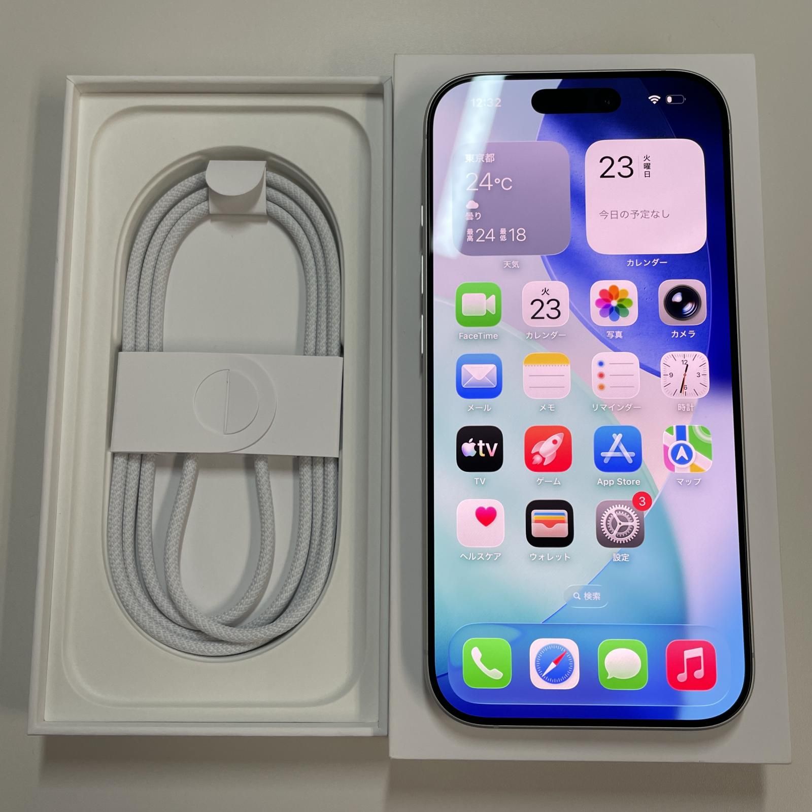 au iPhone 17 256GB ホワイト