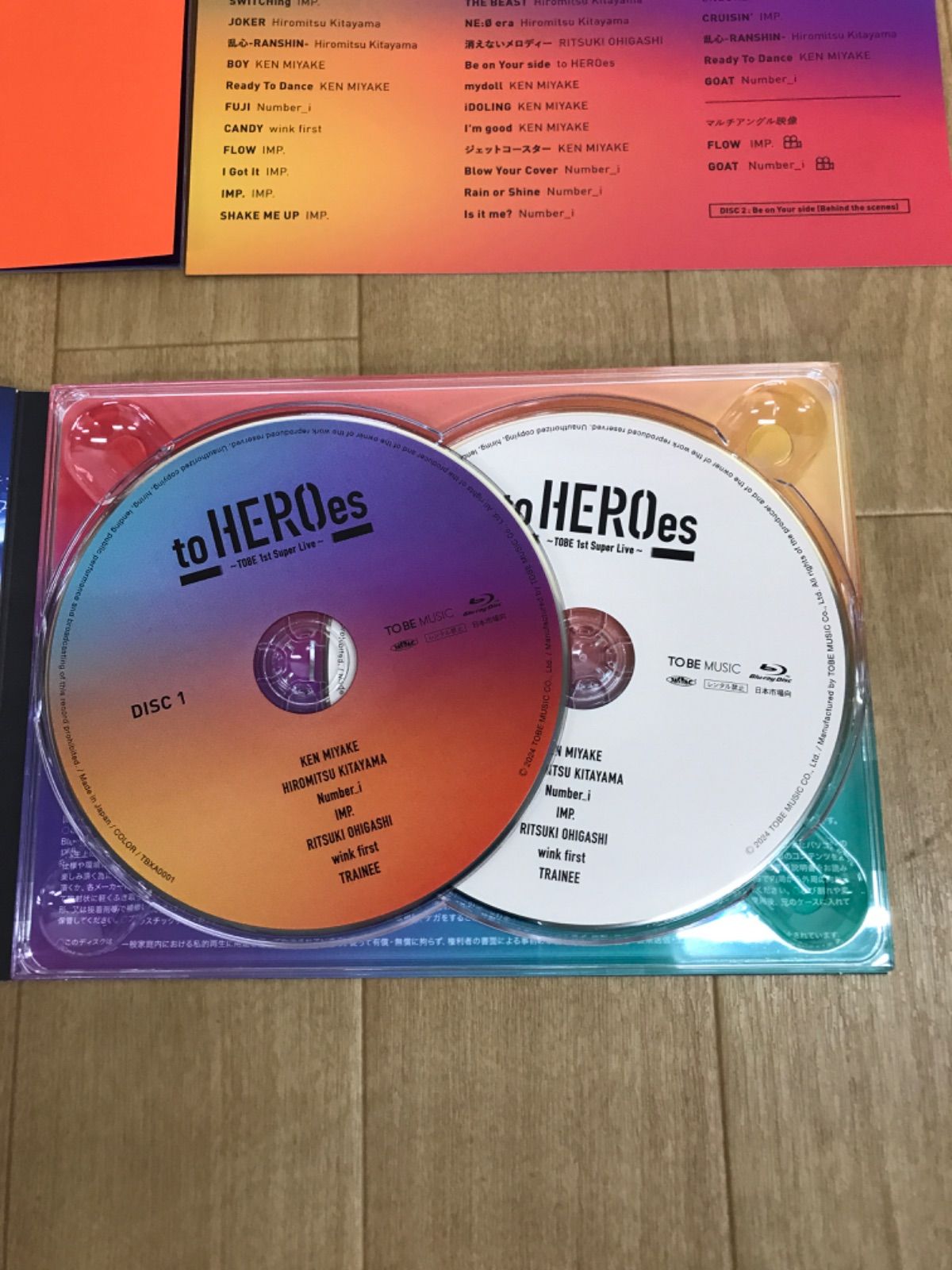 ☆【Blu-ray】to HEROes ～TOBE 1st Super Live～ 初回生産限定盤 