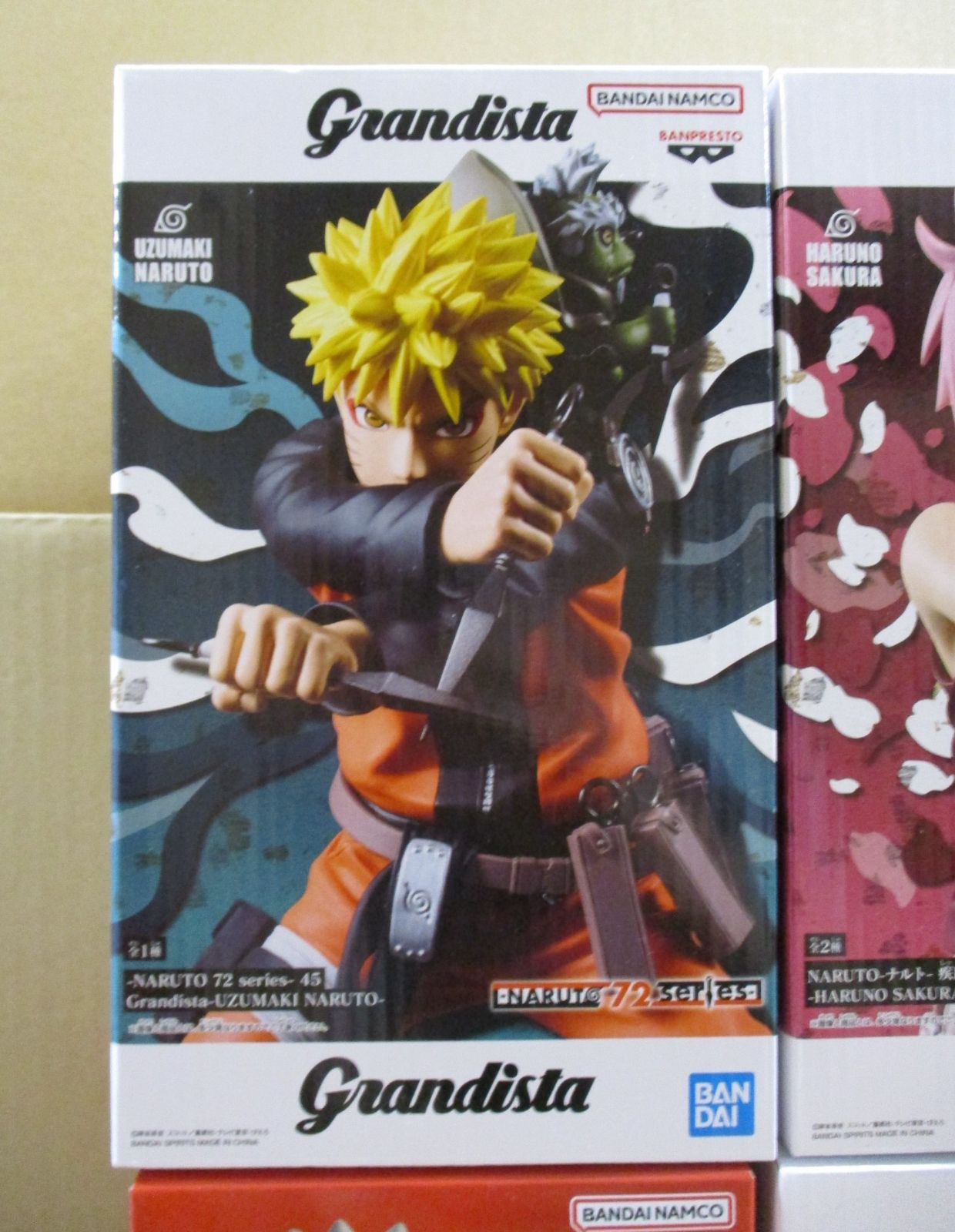 バンダイ NARUTO ナルト 疾風伝 Grandista 3種 Noir Edge Collection