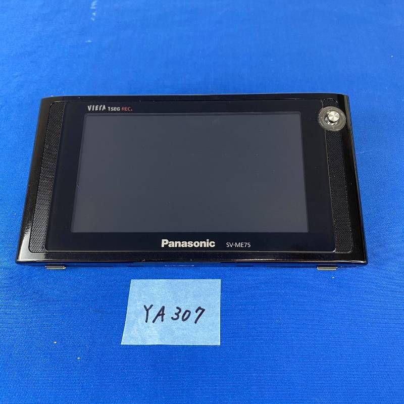 ◇YA307 Panasonic ポータブルワンセグテレビ SV-ME75 ブラック ※裏面