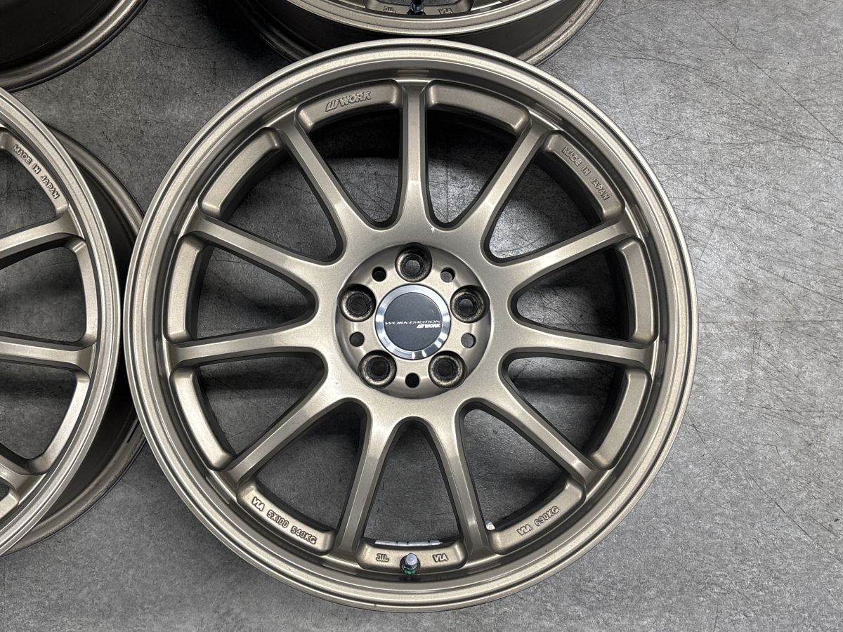 人気商品】WORK EMOTION 11R 17in 7J +47 PCD100 4本セット プリウス