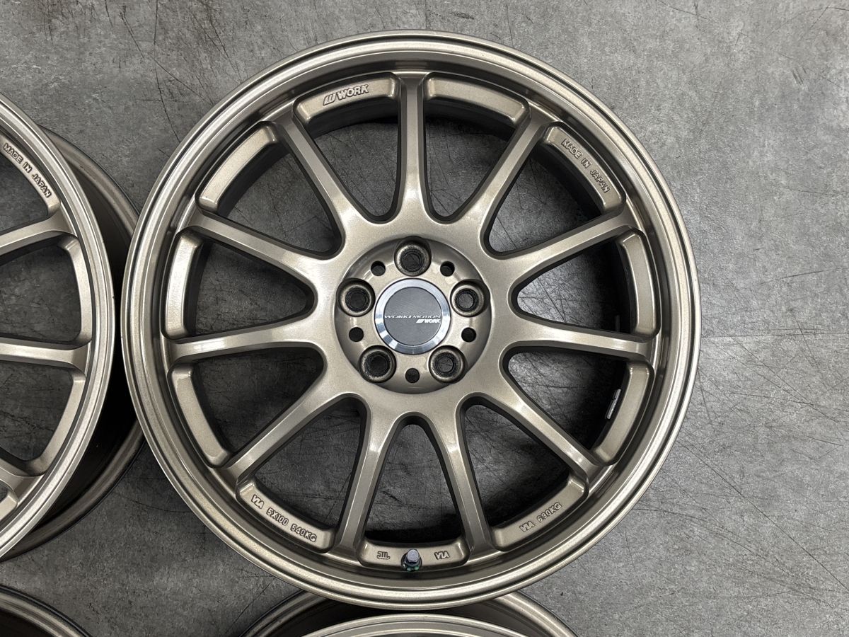 人気商品】WORK EMOTION 11R 17in 7J +47 PCD100 4本セット プリウス