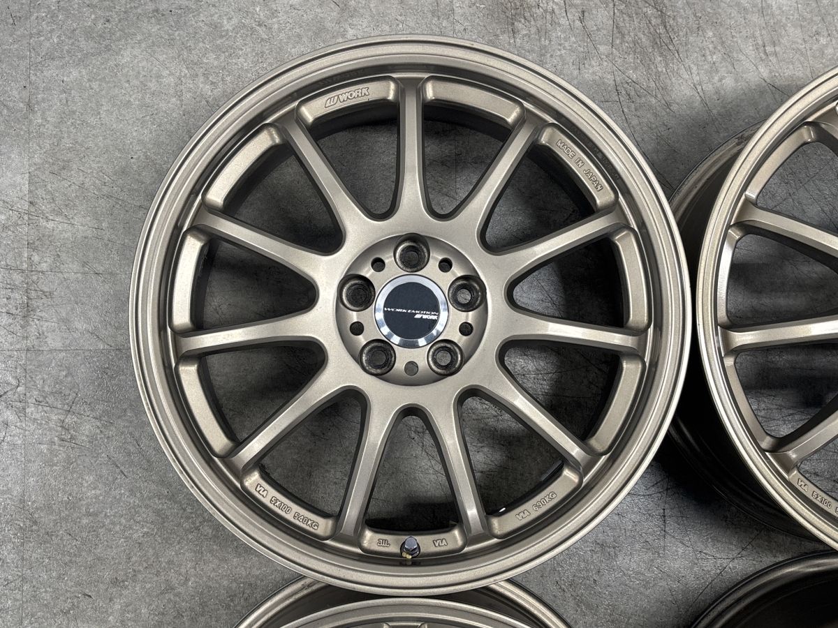 人気商品】WORK EMOTION 11R 17in 7J +47 PCD100 4本セット プリウス