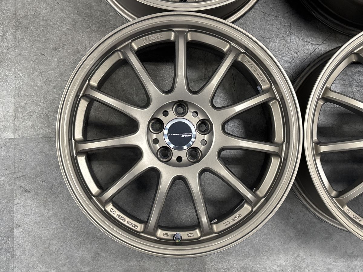 人気商品】WORK EMOTION 11R 17in 7J +47 PCD100 4本セット プリウス
