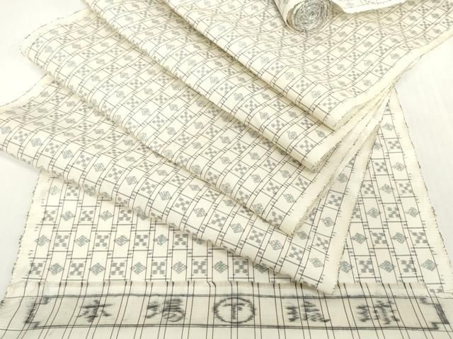 平和屋着物●本場琉球絣　紬　反物　着尺　逸品　未使用　DABH2269zzz 42,250円