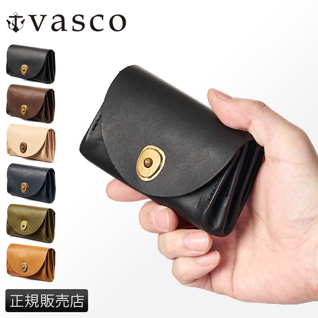 【メーカー正規品】ヴァスコ ミニウォレット 財布 ミニ財布 二つ折り財布 コンパクト 本革 日本製 メンズ バスコ VASCO VSC-715 12,100円