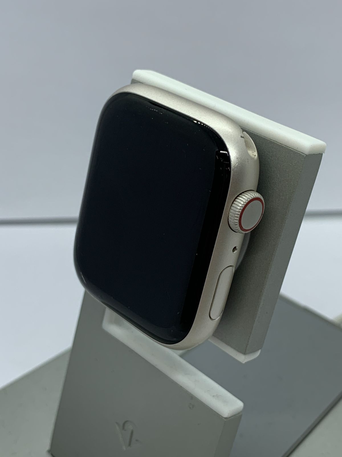【中古・バッテリー劣化・画面キズ有・フレームキズ有】Apple Watch Series7 GPSモデル 45mm アルミケース［スターライト］