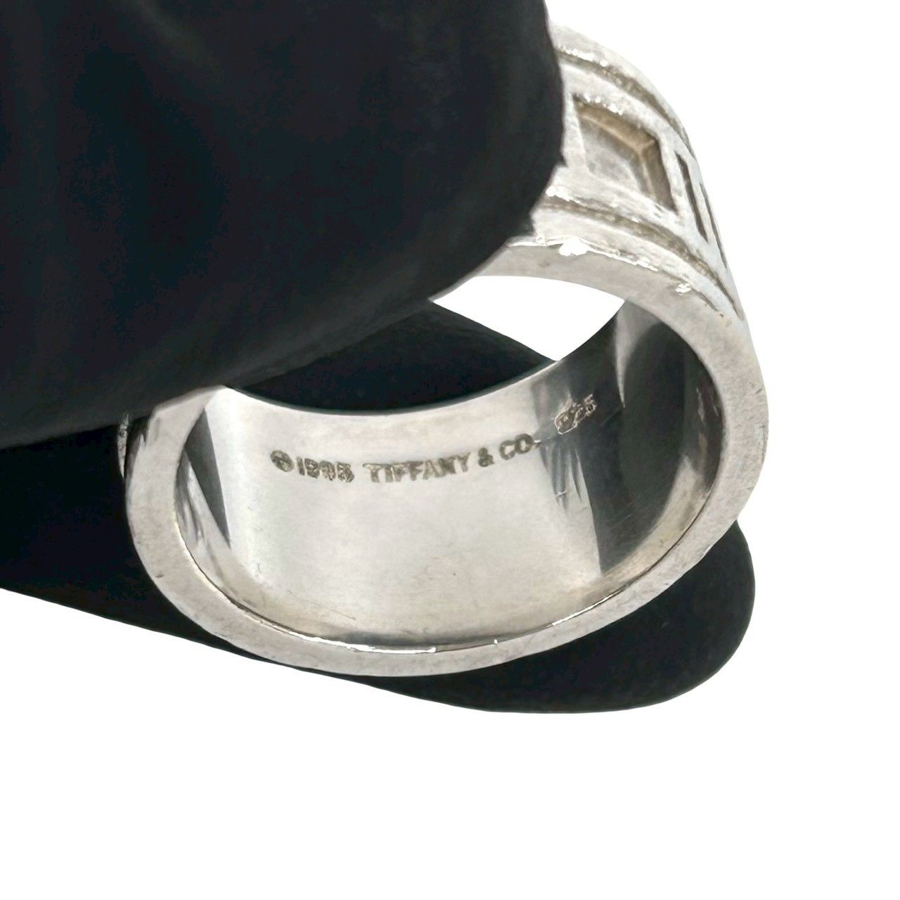 極 美品 袋付き TIFFANY&Co. ティファニー アトラス ワイド リング