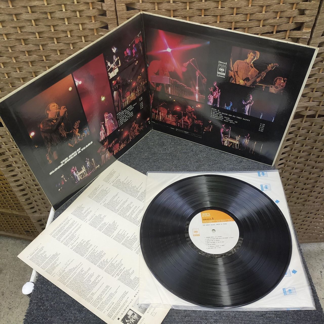 LPレコード2070】Blood, Sweat & Tears / The Great / Sony / SONX